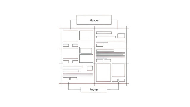 Diagram showing a simplified process flow with input and output stages Transparent Background, png.