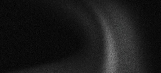 Black white grainy gradient background with blurred noise texture for header poster banner cover and backdrop wallpaper design © sipon