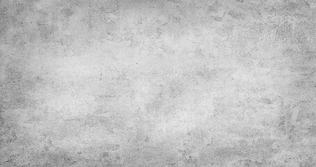 Fototapeta premium White gray wall rough grain texture. wall covered in white paint. white textured background web banner template page