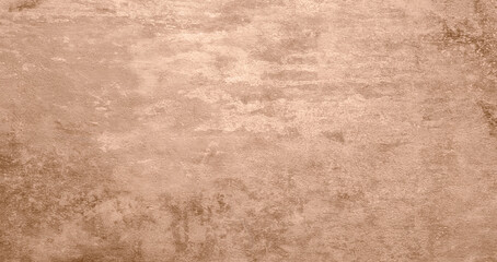 Fototapeta premium Abstract terracotta dark beige textured background for design banner template page for text, images, or projects. Abstract brown wall
