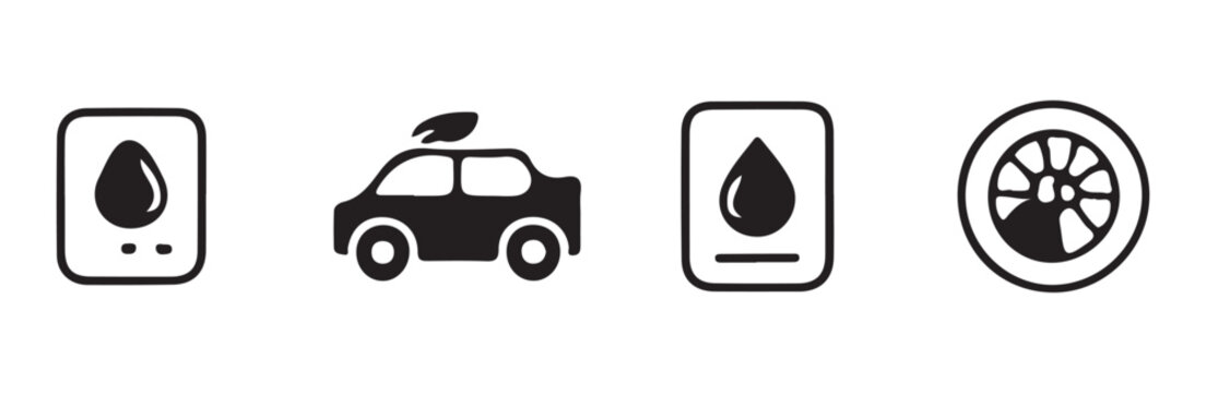 Footprints and debris icon representing wildlife tracks.