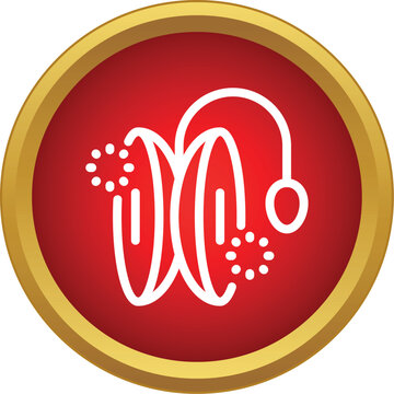 Yo yo toy icon illustrating childhood games and entertainment with string