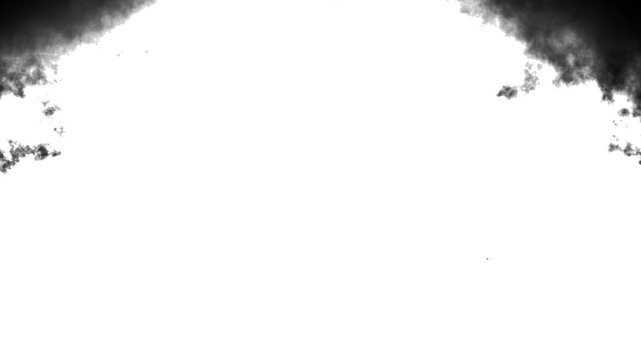 Rising light burn effect. Irregular glow expanding from bottom to full screen