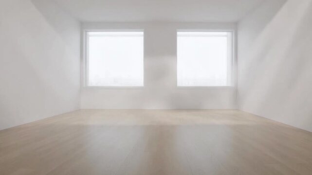 empty room with window