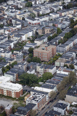Fototapeta premium Aerial View of Boston Neighborhood 
