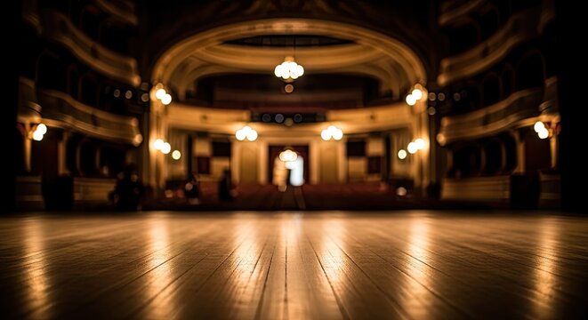 Grand theater interior a glimpse into opulence and architectural beauty