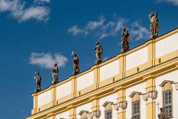 Expansive Perspective Showcasing Timehonored Czech Architecture With Detailed Sculpture And Ornamentation © Val MAK