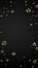 Fototapeta premium Christmas stars vector overlay.