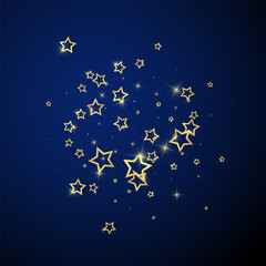 Fototapeta premium Twinkle stars scattered around randomly, flying,