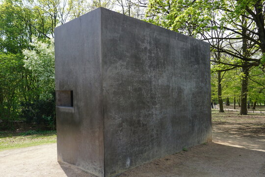 The Memorial to Homosexuals Persecuted Under Nazism is a cuboid memorial to LGBTQ history in Tiergarten Park, Berlin, Germany.