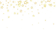 Fototapeta premium Christmas stars vector overlay.