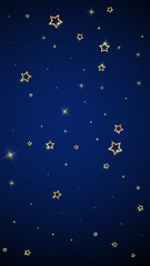 Naklejka premium Christmas spirit. Scattered falling stars.