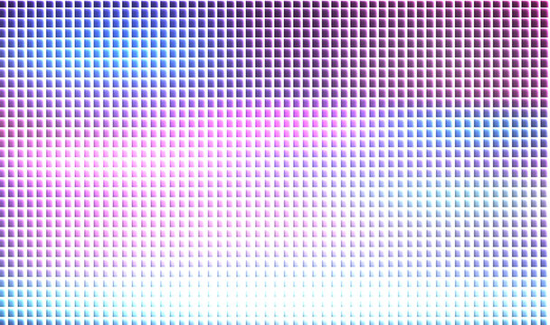 gradient square mosaic with color transition