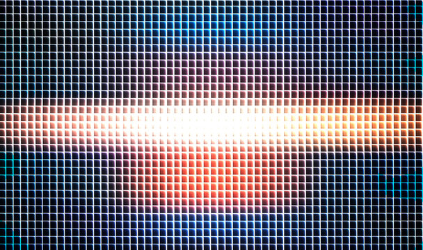 gradient light band with grid texture