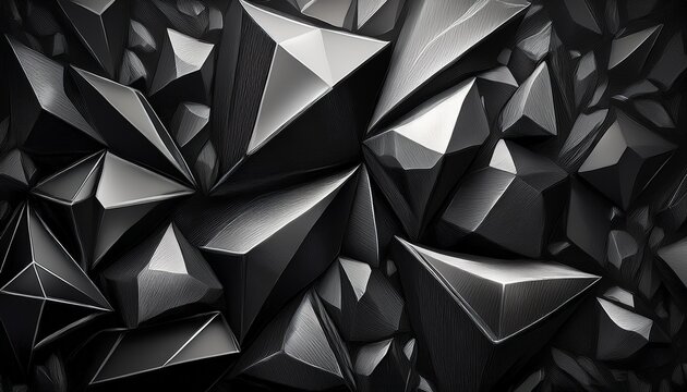 abstract graphite crystal background triangles and gemstone eleps