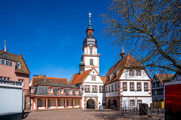 Fototapeta premium Altstadt, Erbach, Odenwald, Hessen, Deutschland 