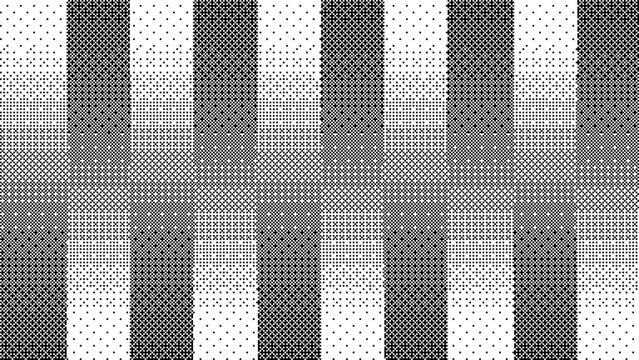 Vertical striped halftone pattern with alternating light dark bands