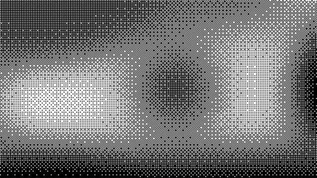 Abstract circular gradient halftone pattern on white background
