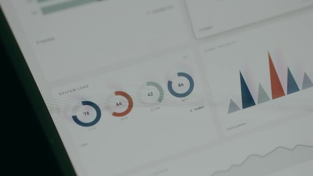 System load metrics CPU, MEM, DISK, NET