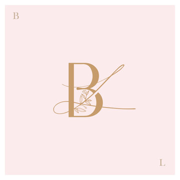 BL, Logo BL, monogram BL, letter BL, alphabet BL