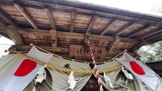 日本神社　本堂