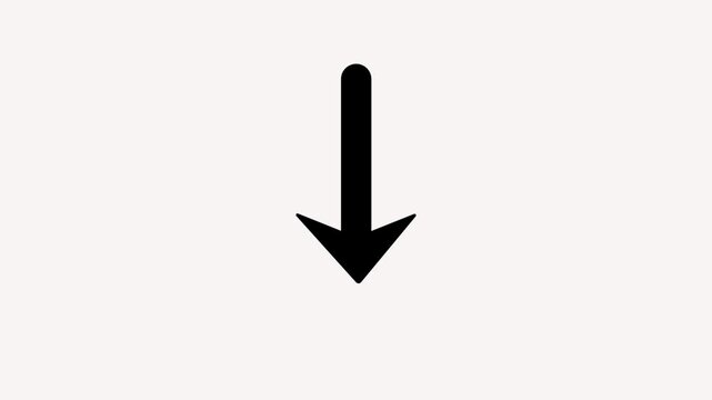 4K continuous line art animation of black vertical arrows pointing up and down in a row, symbolizing exchange, movement, and direction.