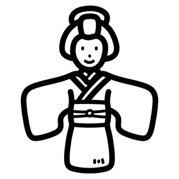 geisha illustration