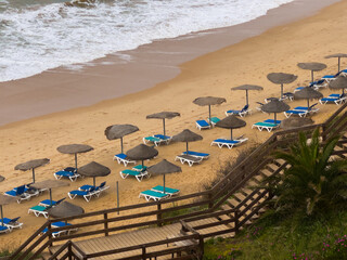 Falesia beach the Algarve, Portugal beautiful sandy praia near Vilamoura and Albufeira © Angelov