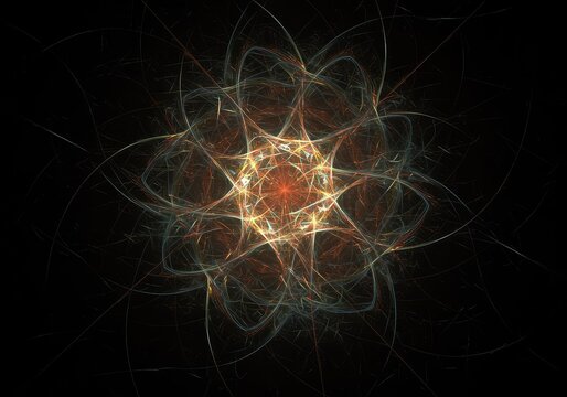 Intense complex fractal structure digital art background with vibrant shifting colors and infinite depth and intricate layered geometry, intense, futuristic, geometry