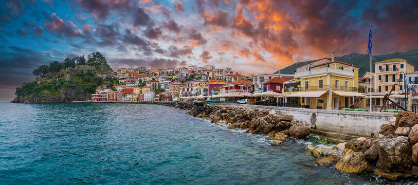 The Parga Village view in Greece