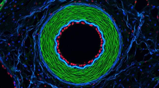 Arteriole Smooth Muscle Contractile Apparatus Confocal
