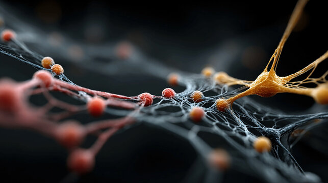 AI neural network visualization with colorful nodes flowing data streams and dynamic interconnected paths representing deep learning algorithms and futuristic artificial intelligence concepts