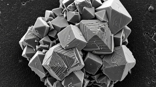 Metal Organic Framework Crystal Pore Structure SEM