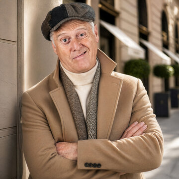 Selbstbewusster Senior