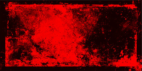 A vibrant display of abstract artistry with a bold red hue on a black backdrop, the composition presents a striking contrast, reminiscent of aged textures and evoking a sense of weathered depth.  © dark chocolate