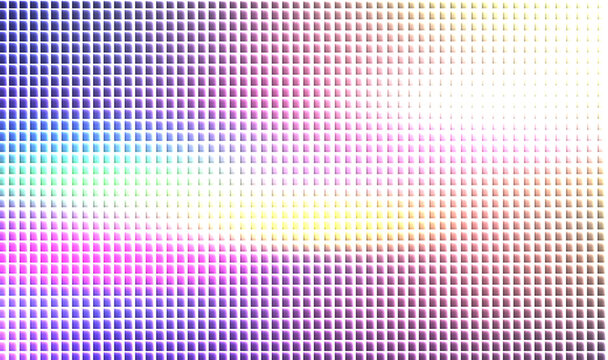 gradient square pattern with colorful blocks
