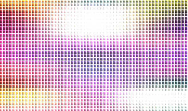 Colorful grid pattern with gradient fade