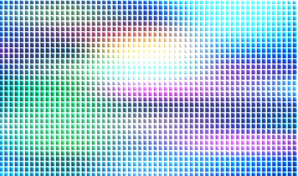 Colorful grid pattern with gradient transitions