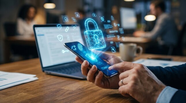 Cyber security concept, Login, User, identification information security and encryption, secure Internet access, cybersecurity, secure access to user's personal information