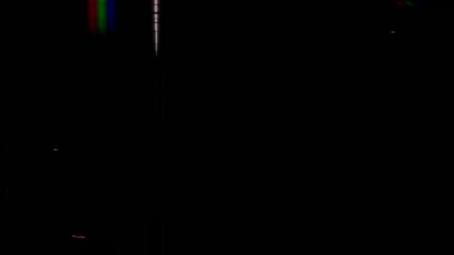 Abstract scary glitch noise distortion overlay effect dark horror static interference flicker digital error signal corrupted screen 4K background loop animation cinematic spooky texture