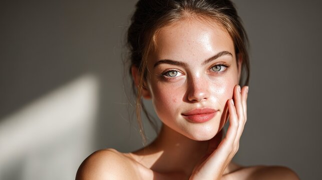 Sun-kissed Skin: A Close-Up of Soft, Radiant Complexion