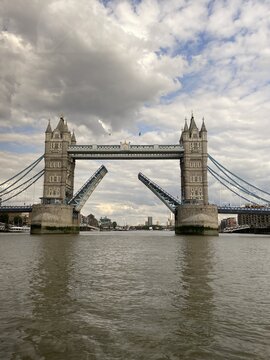 Tower Bridge Bascules Raised