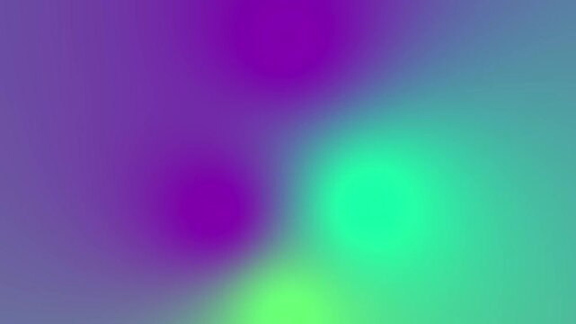 Dynamic abstract gradient looping purple and green  background animation in ultra-high definition (4K)