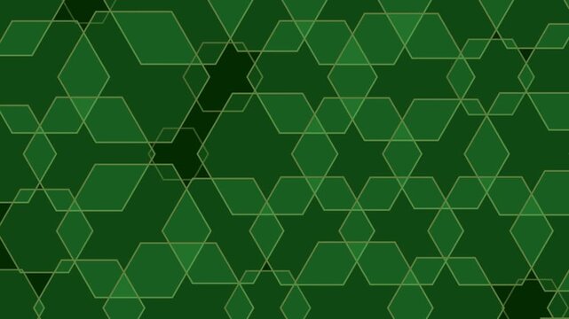 Abstract hex pulse motion graphics loop. A seamlessly repeating visual element ideal for corporate presentations, technology backgrounds, and digital art projects. 