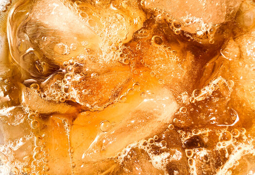 close-up iced tea drink