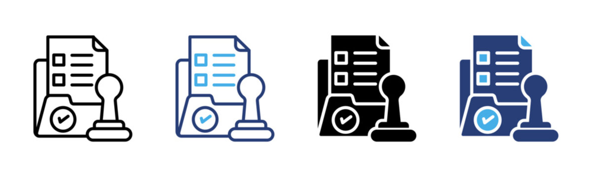 Terms icon set multiple style collection