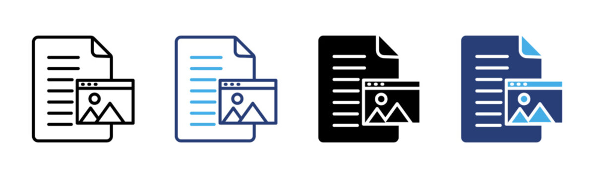 Format icon set multiple style collection