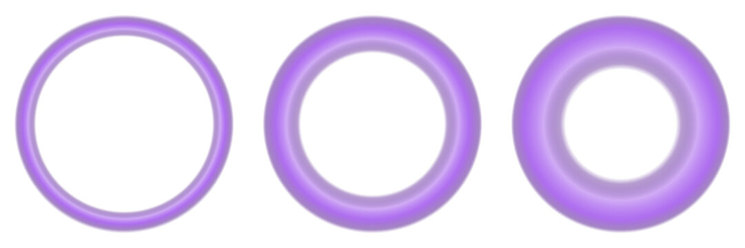 Meditation App Breathing Exercise Focus Circle Purple Rings
