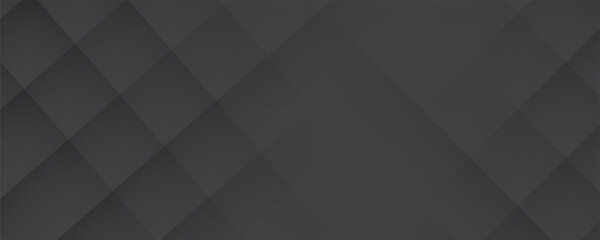 Obraz premium Abstract Dark Grey Geometric Background with Overlapping Diagonal Squares and Subtle Gradients
