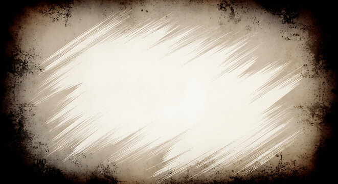 Grungy paint brush stroke frame background with dark textured edges background distressed abstract artistic weathered scratched backdrop composition material